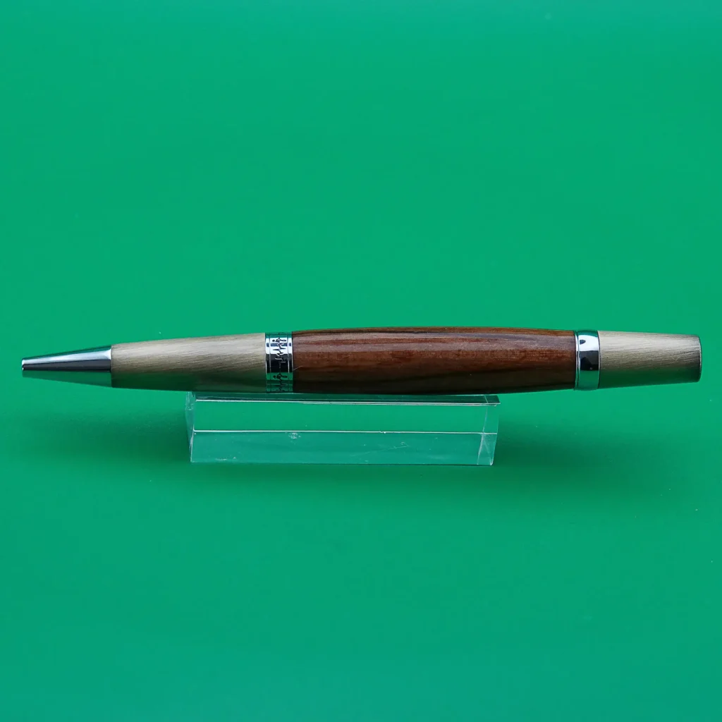 Holm Oak Ballpoint Pen with Antique Gold Fittings (1130)