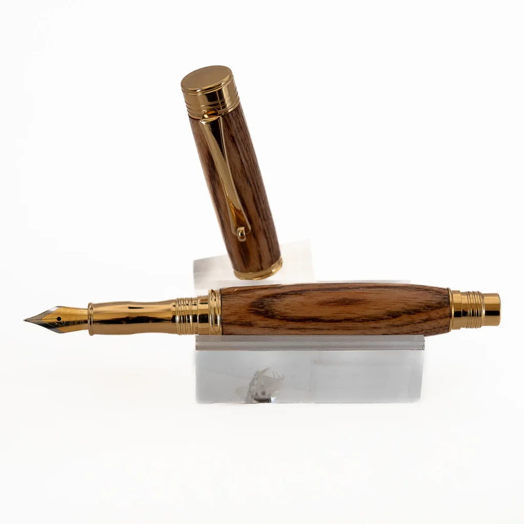 Kentucky Coffee Tree Fountain Pen with Gold Plated Fittings (1141)