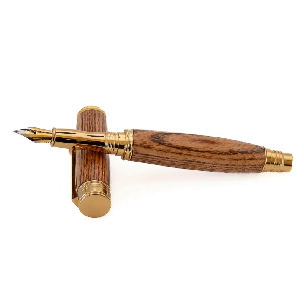 Kentucky Coffee Tree Fountain Pen with Gold Plated Fittings (1141)