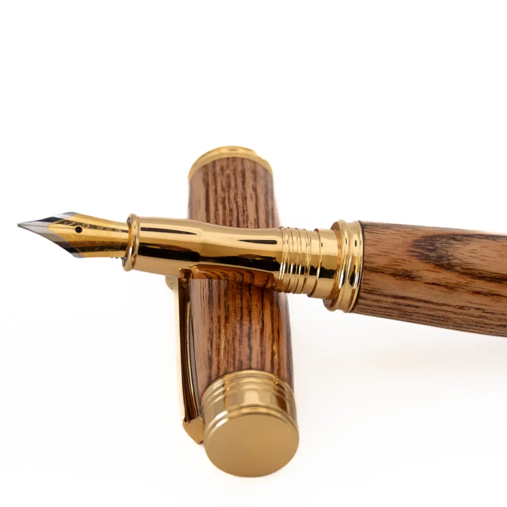 Kentucky Coffee Tree Fountain Pen with Gold Plated Fittings (1141)