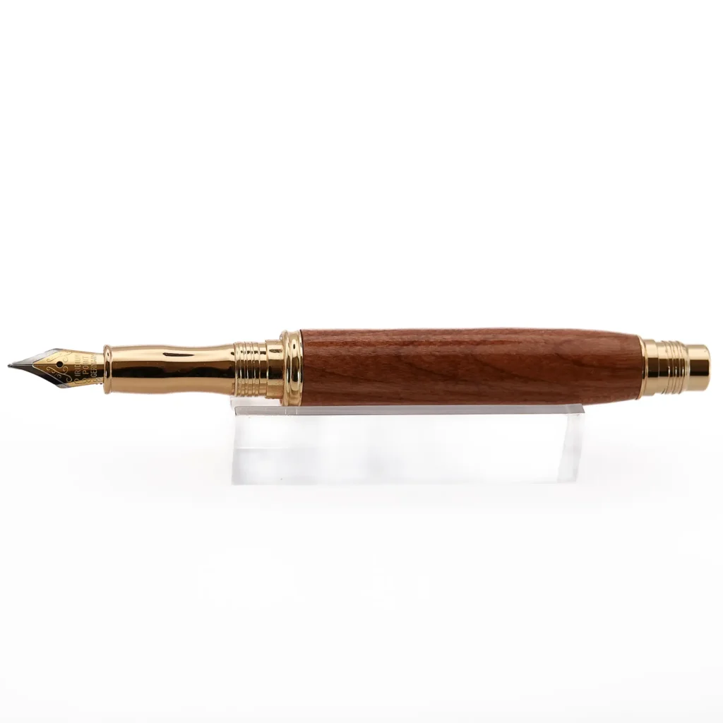 Cherry Fountain Pen with Gold Plated Fittings (1146)