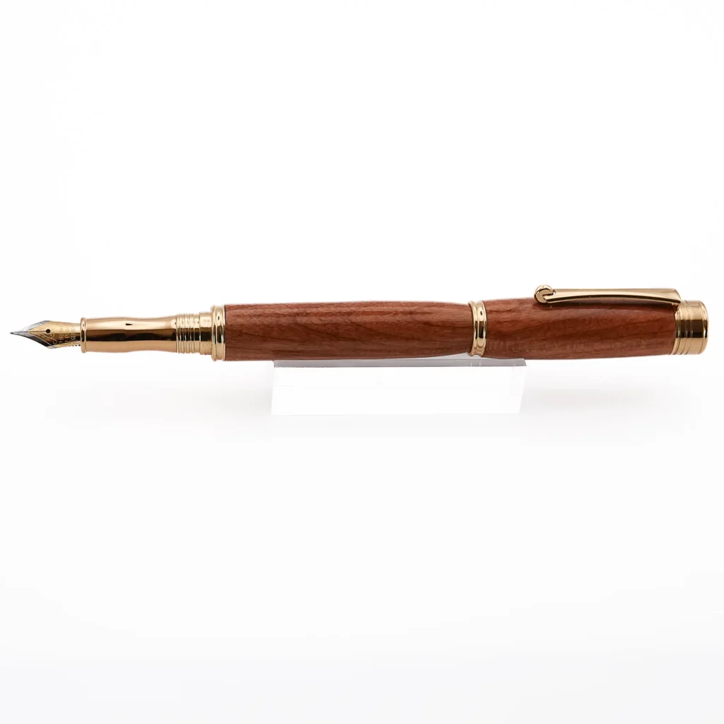 Cherry Fountain Pen with Gold Plated Fittings (1146)