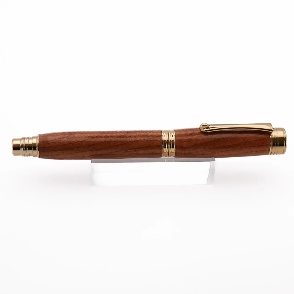 Cherry Fountain Pen with Gold Plated Fittings (1146)
