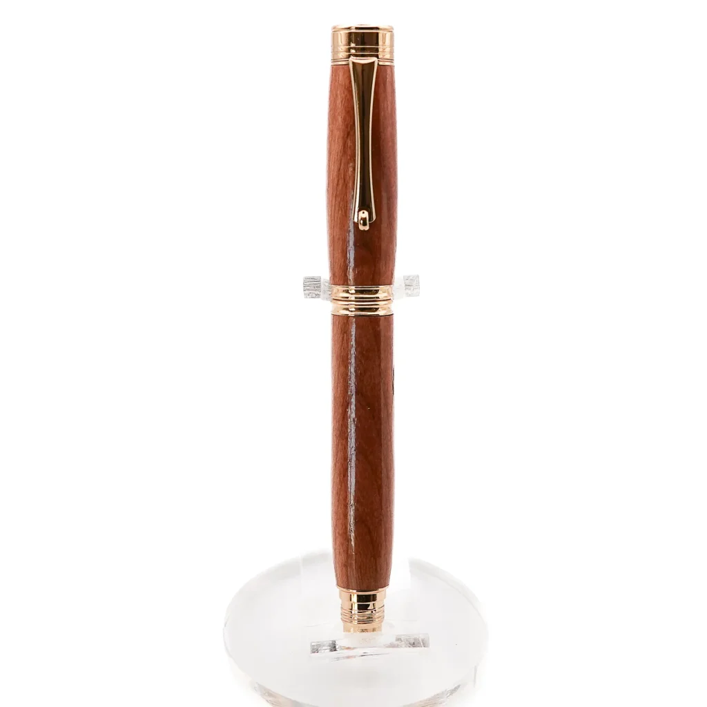 Cherry Fountain Pen with Gold Plated Fittings (1146)