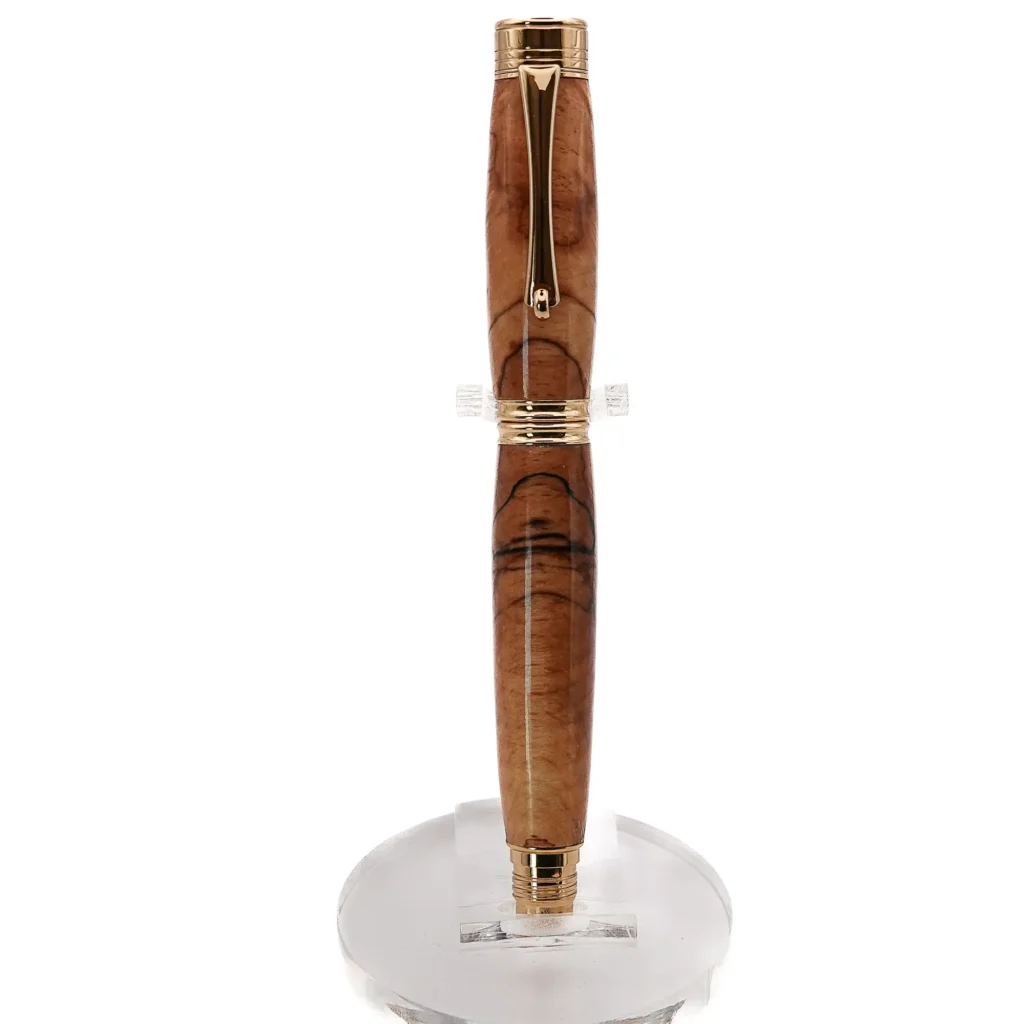 Spalted Beech Fountain Pen with Gold Plated Fittings (1147)