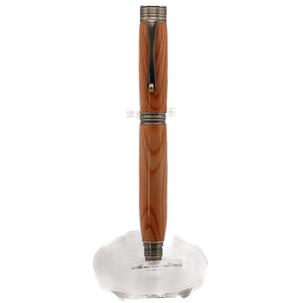 Yew Fountain Pen with Antique Coloured Fittings (1150)