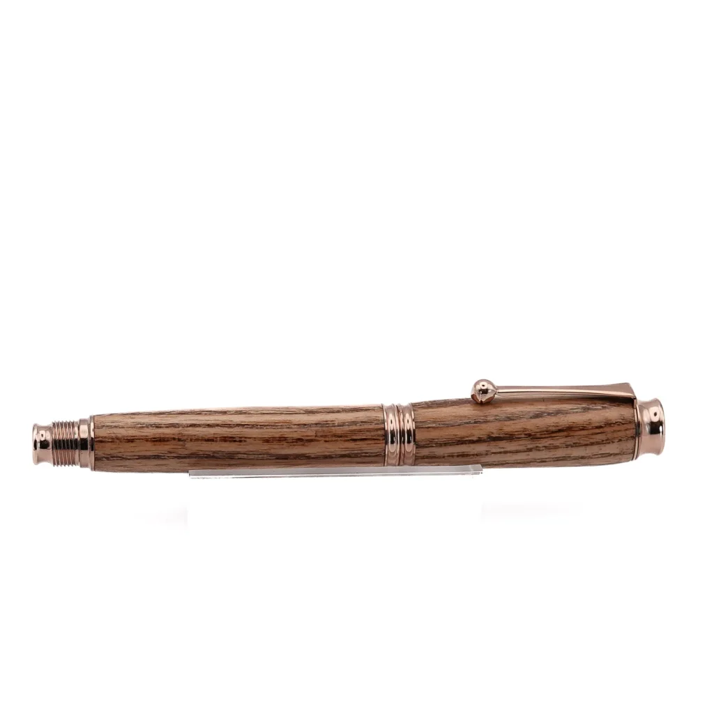 Kentucky Coffee Tree Rollerball Pen with Rose Gold Fittings (1155)