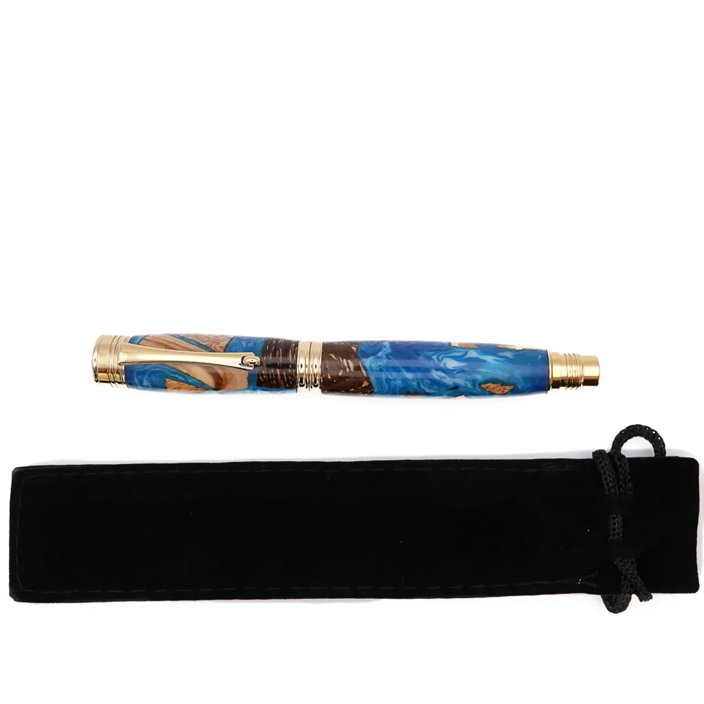 "Driftwood" Rollerball Pen with Gold Plated Fittings (1182)