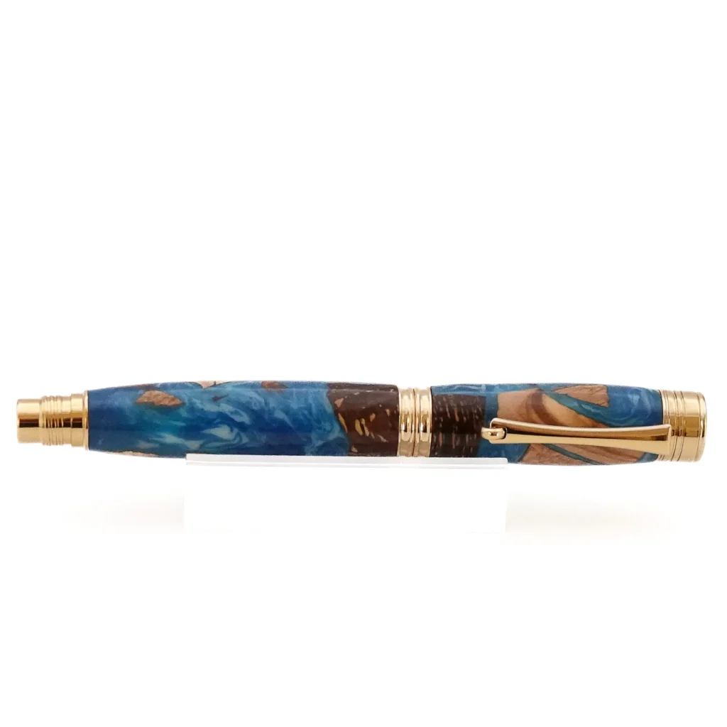"Driftwood" Rollerball Pen with Gold Plated Fittings (1182)