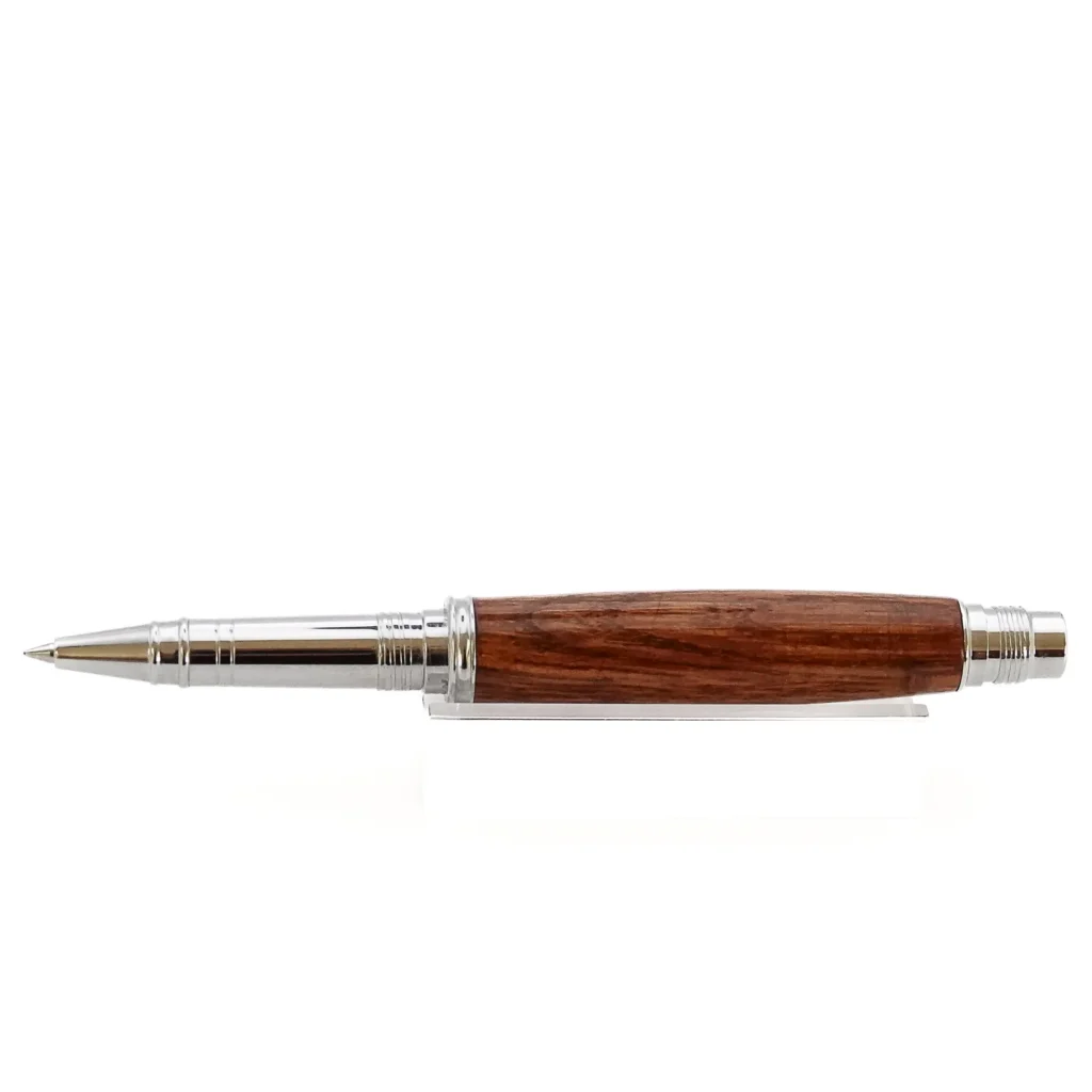 Golden Oak Rollerball Pen with Chrome Plated Fittings (1184)