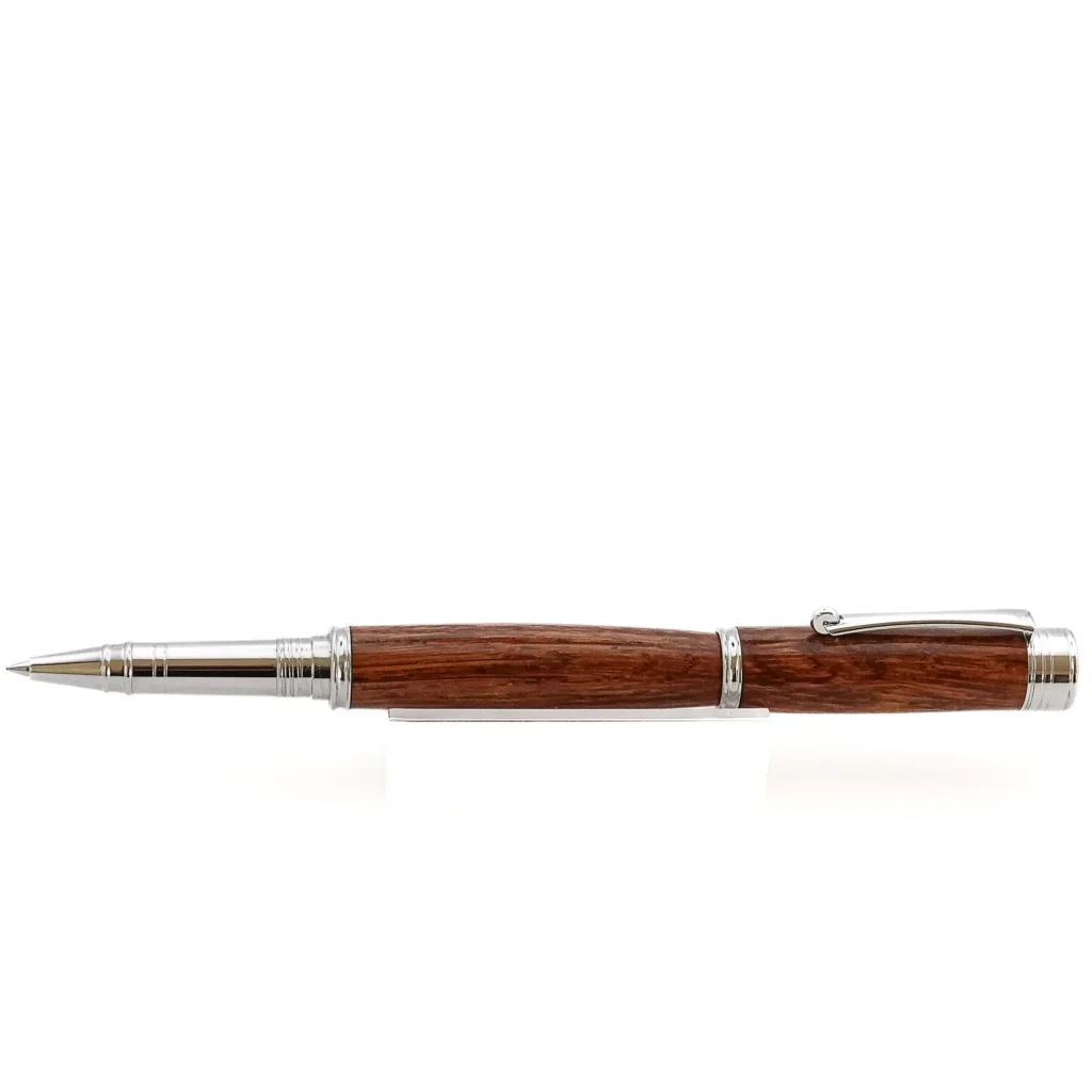 Golden Oak Rollerball Pen with Chrome Plated Fittings (1184)