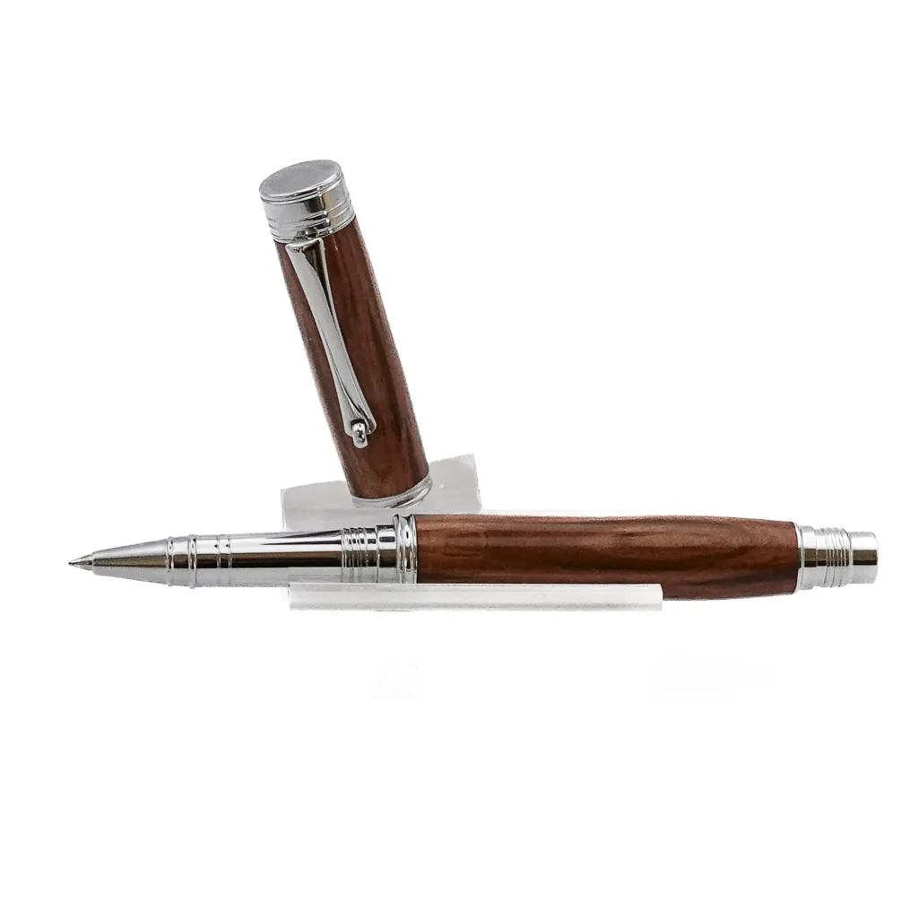 Holm Oak Rollerball Pen With Chrome Plated Fittings (1202)