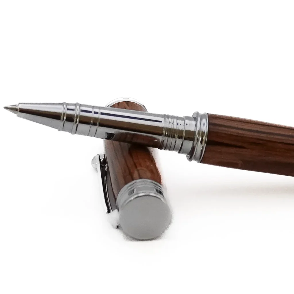Holm Oak Rollerball Pen With Chrome Plated Fittings (1202)