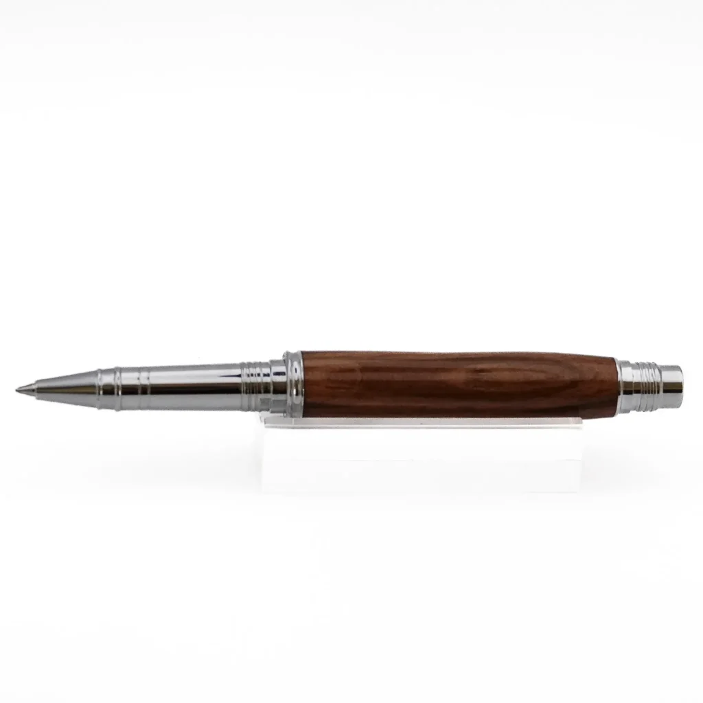 Holm Oak Rollerball Pen With Chrome Plated Fittings (1202)