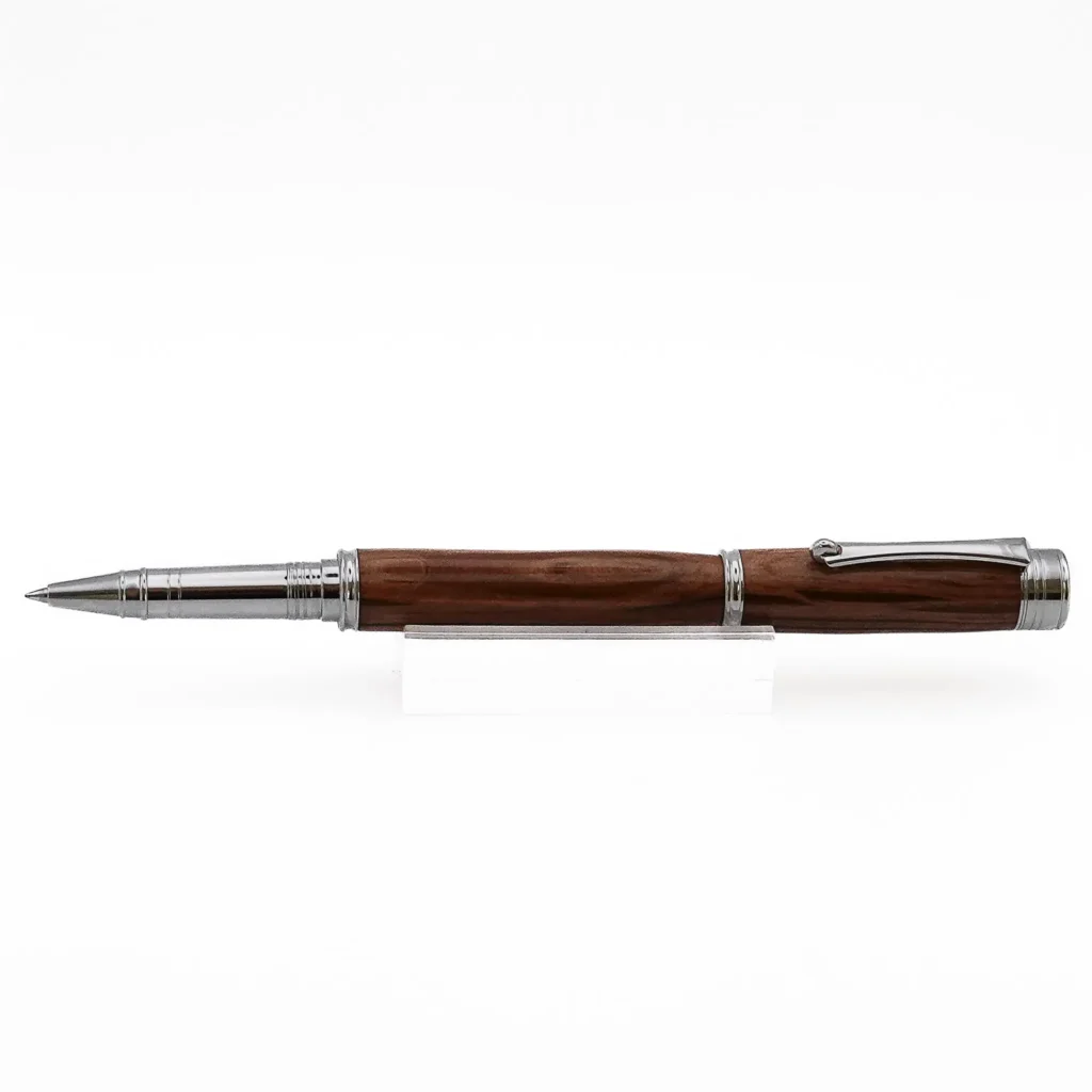 Holm Oak Rollerball Pen With Chrome Plated Fittings (1202)