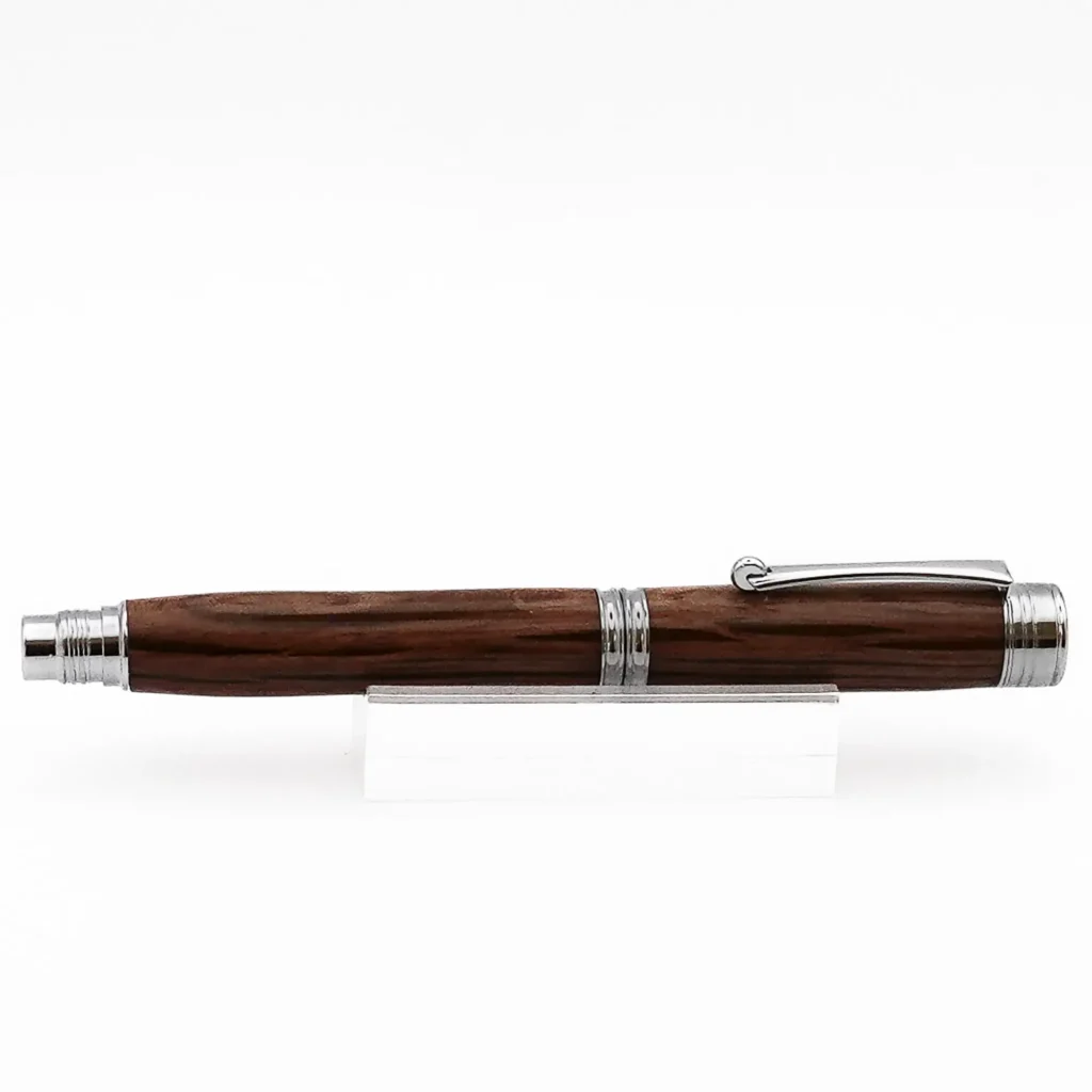Holm Oak Rollerball Pen With Chrome Plated Fittings (1202)