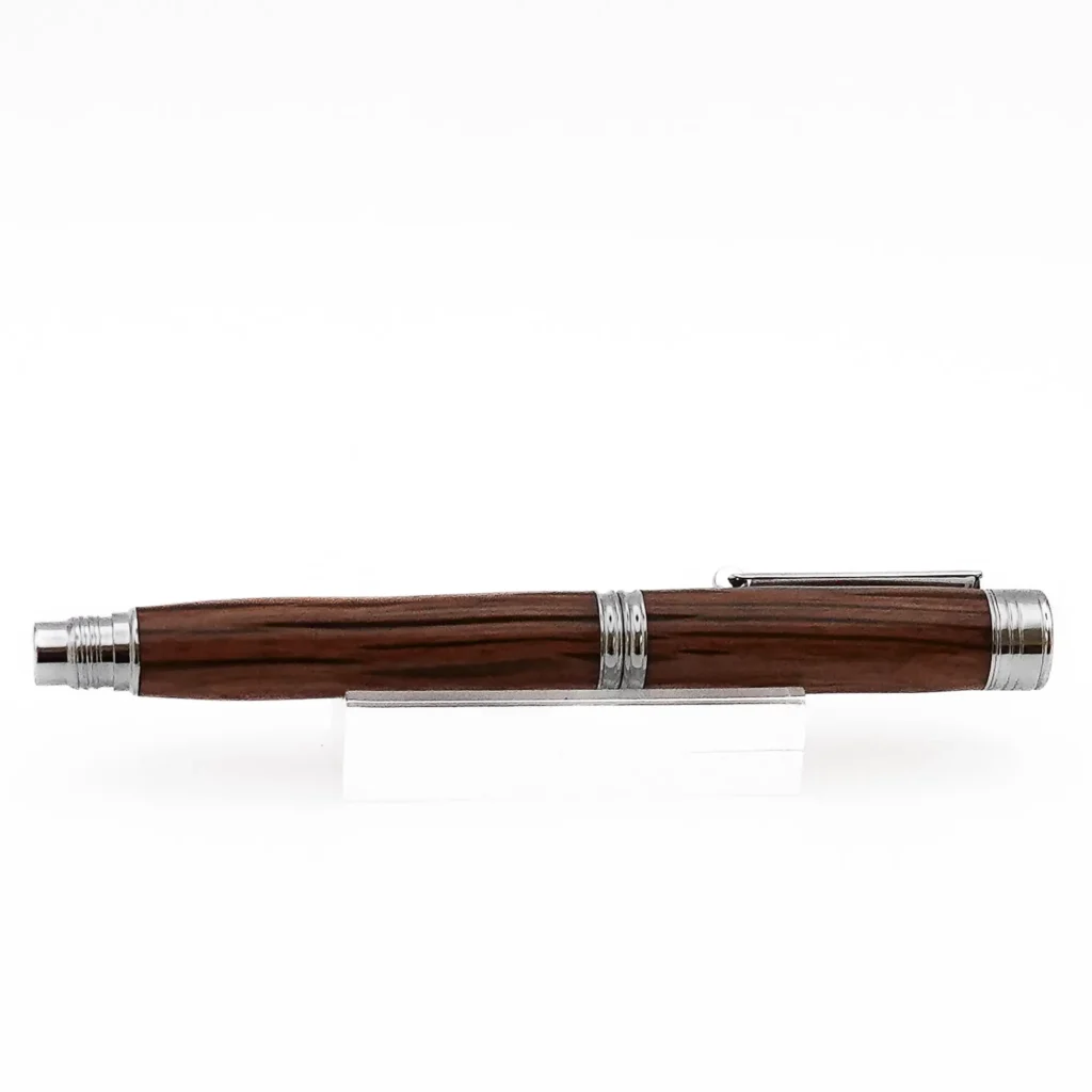 Holm Oak Rollerball Pen With Chrome Plated Fittings (1202)