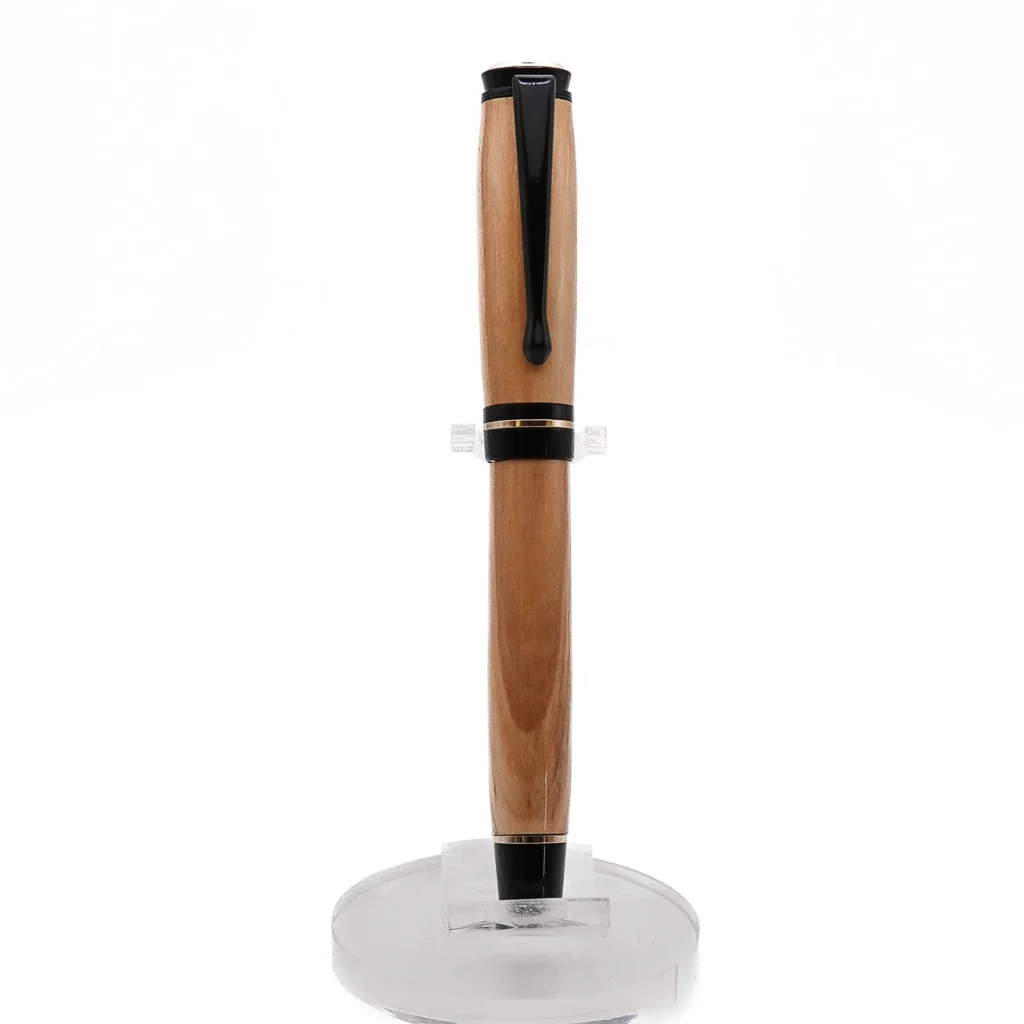 Mid Range Rollerball Pen in Olive with Black and Gold Fittings (1211)