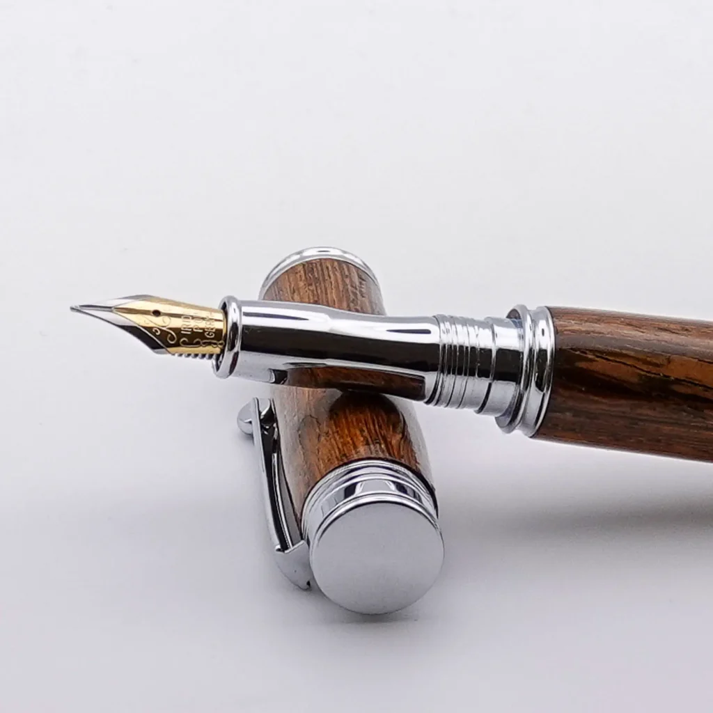 Panga Fountain Pen with Chrome Plated Fittings