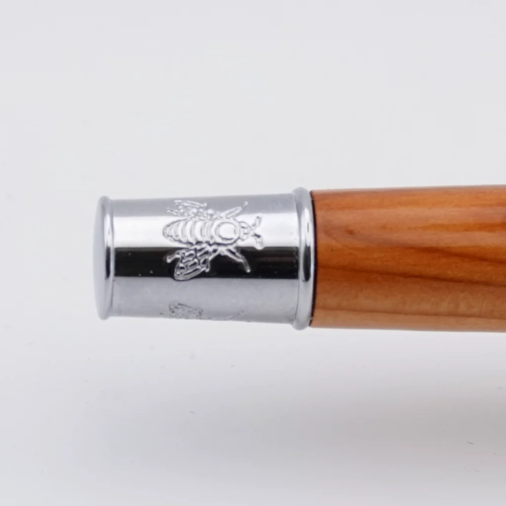 Yew Honeybee Fountain Pen with Chrome Plated Fittings (1226)