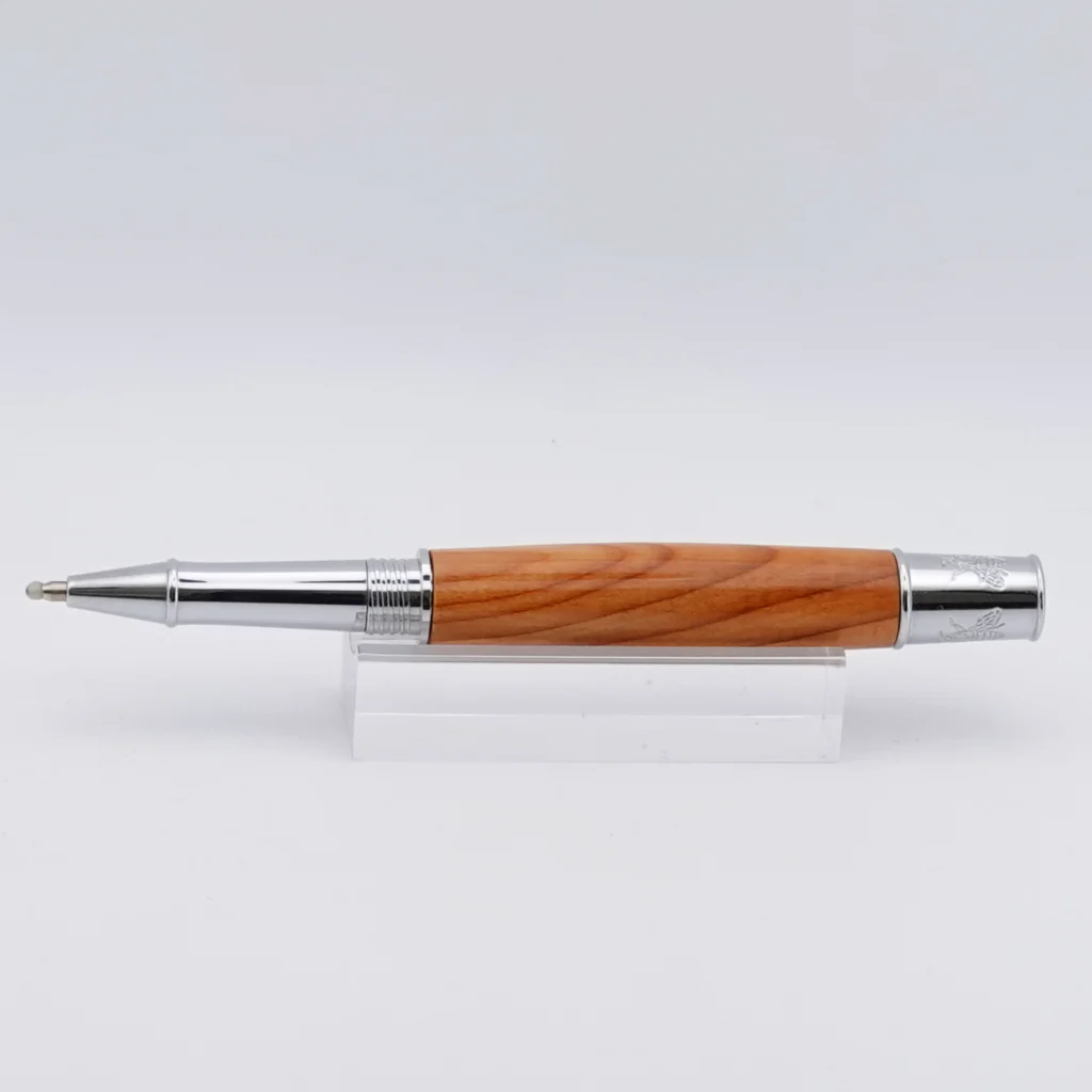 Yew Honeybee Rollerball Pen with Chrome Plated Fittings (1227)