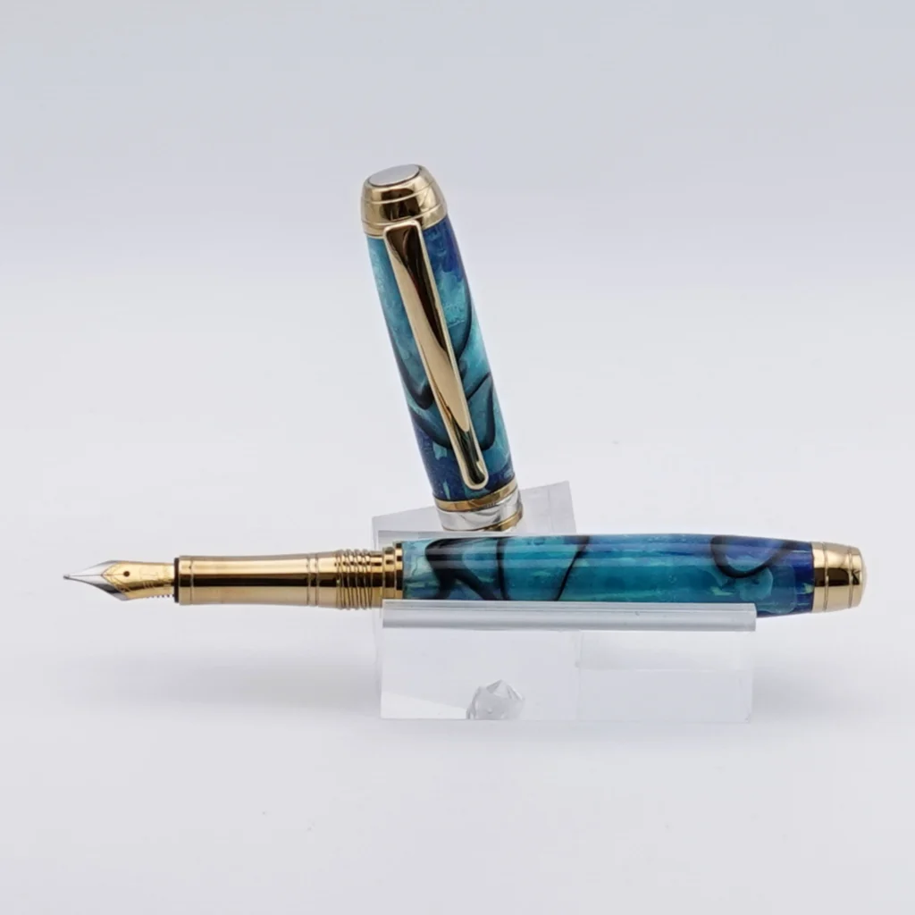 Blue and Black Luxury Fountain Pen
