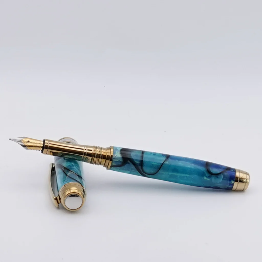Blue and Black Luxury Fountain Pen