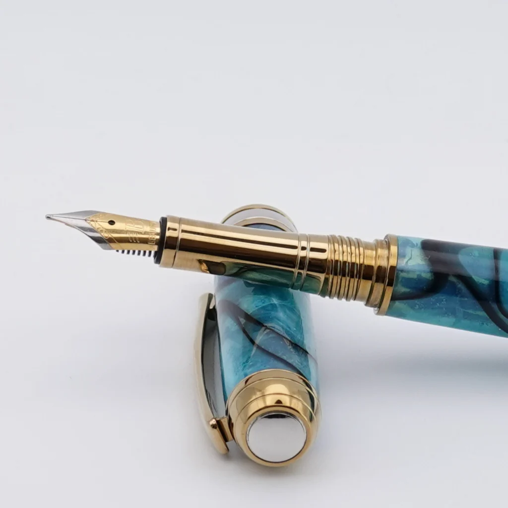 Blue and Black Luxury Fountain Pen