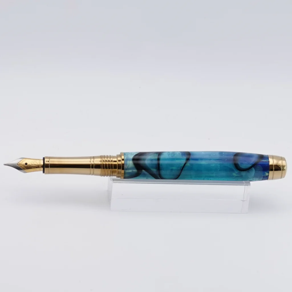 Blue and Black Luxury Fountain Pen