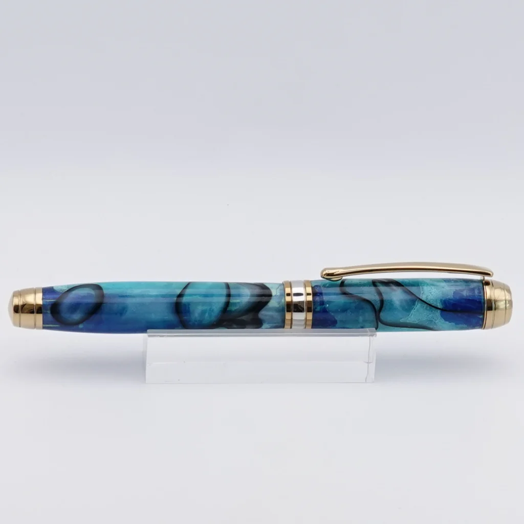 Blue and Black Luxury Fountain Pen