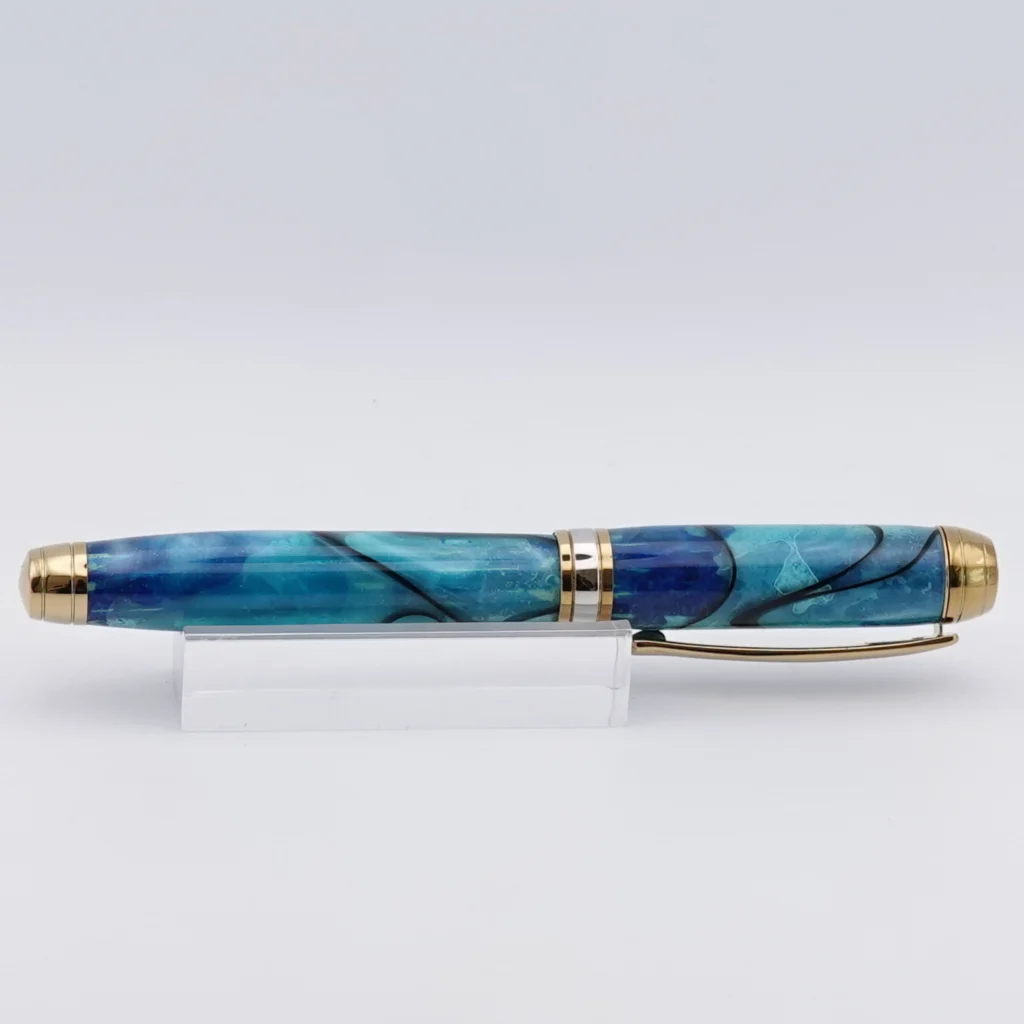 Blue and Black Luxury Fountain Pen