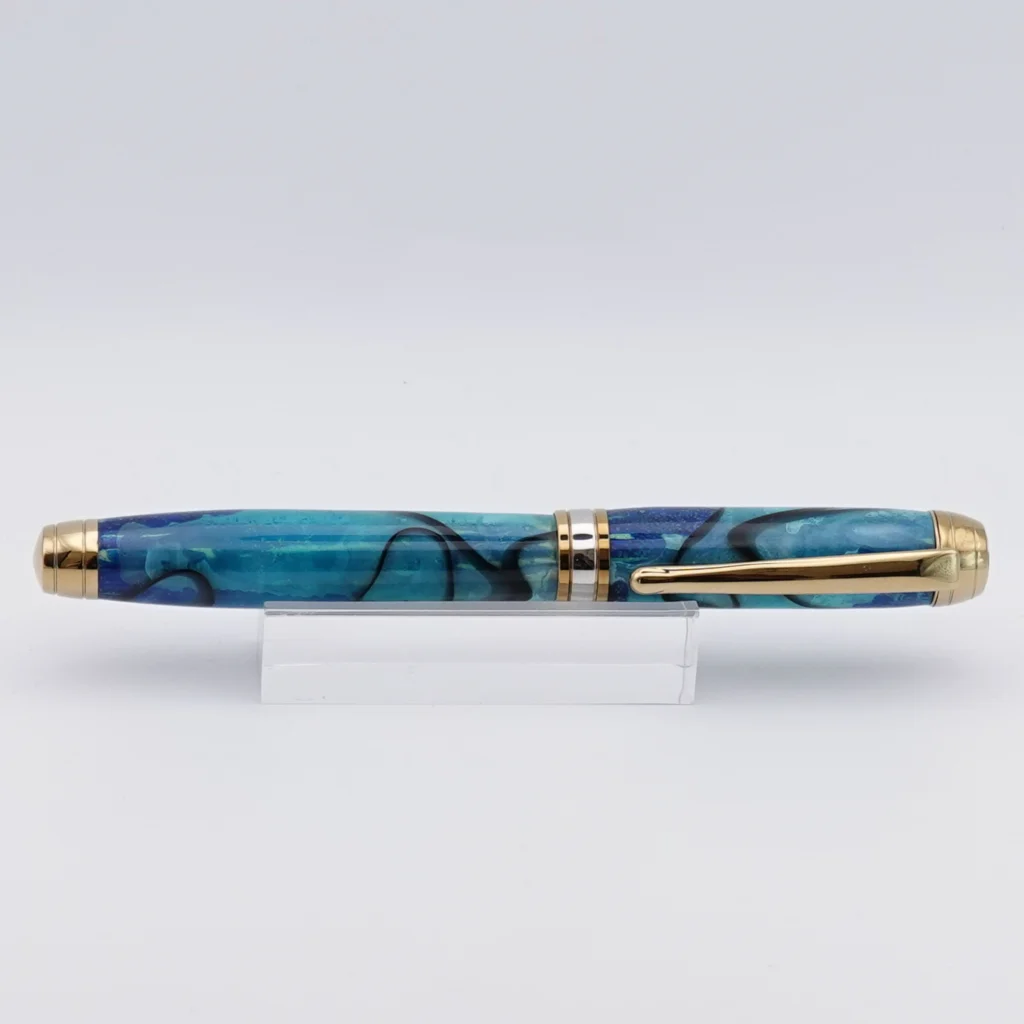 Blue and Black Luxury Fountain Pen
