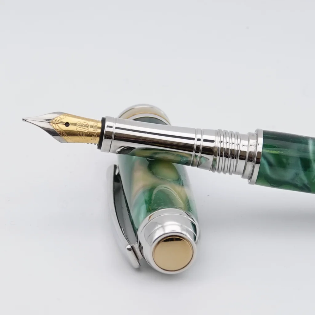 Multicoloured Green Luxury Fountain Pen