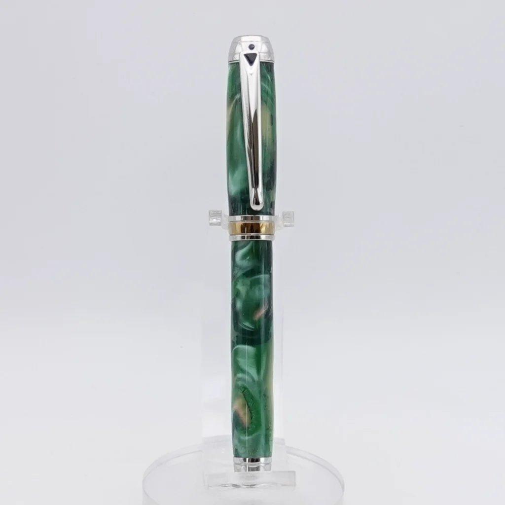 Multicoloured Green Luxury Fountain Pen