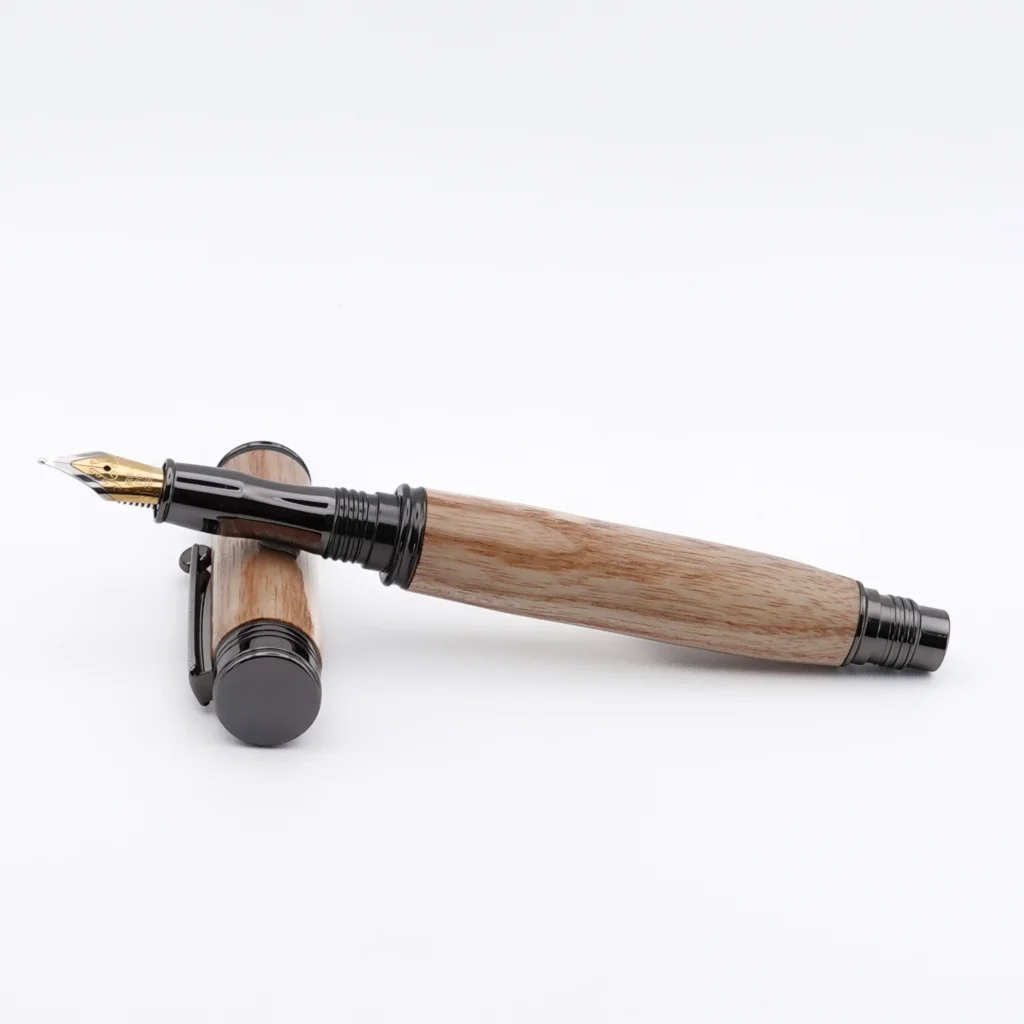 Lovely Ash Fountain Pen made from recycled timber (1246)