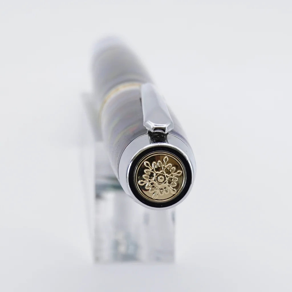 Multicoloured Fountain Pen with Chrome and Gold Plated Fittings (1252)
