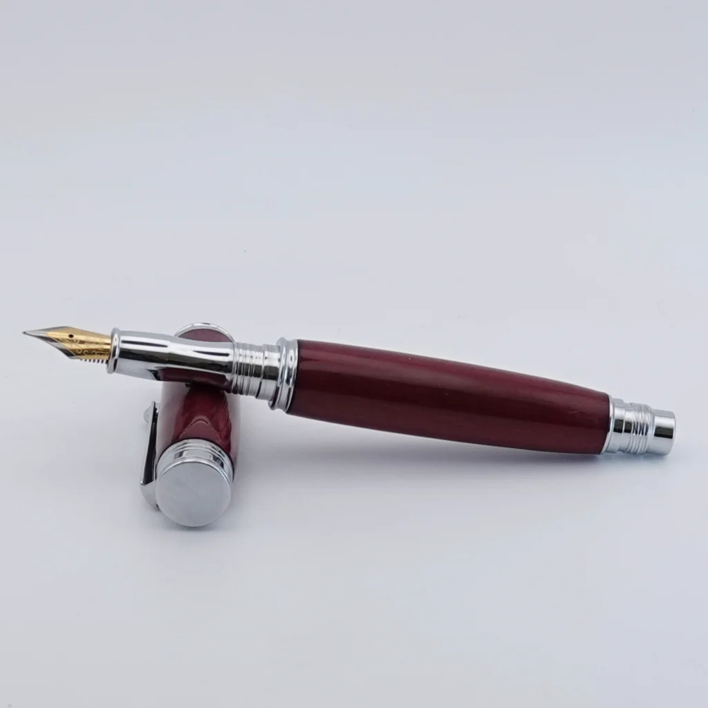 Fountain Pen with Chrome Plated Fittings