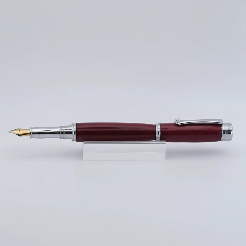 Fountain Pen with Chrome Plated Fittings