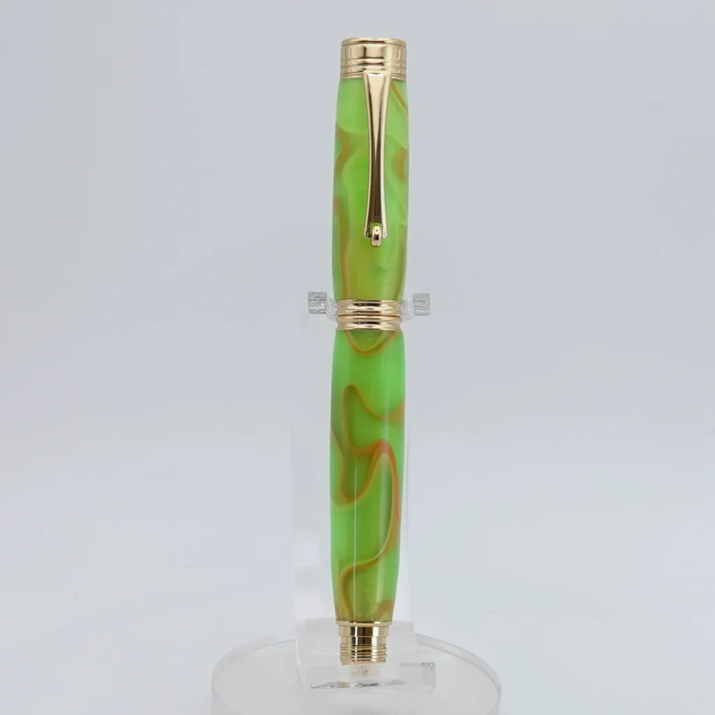 Multicoloured Fountain Pen with Gold Plated Fittings