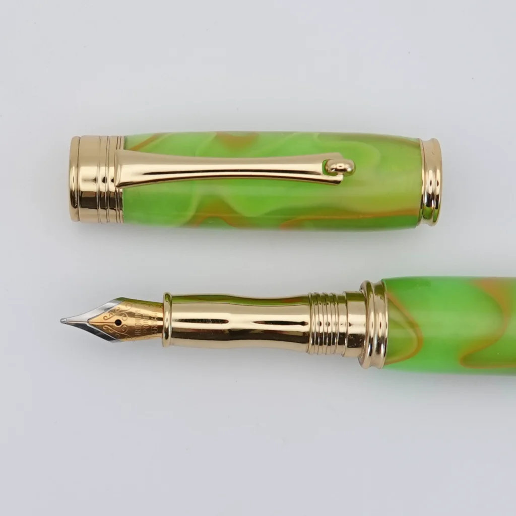 Multicoloured Fountain Pen with Gold Plated Fittings