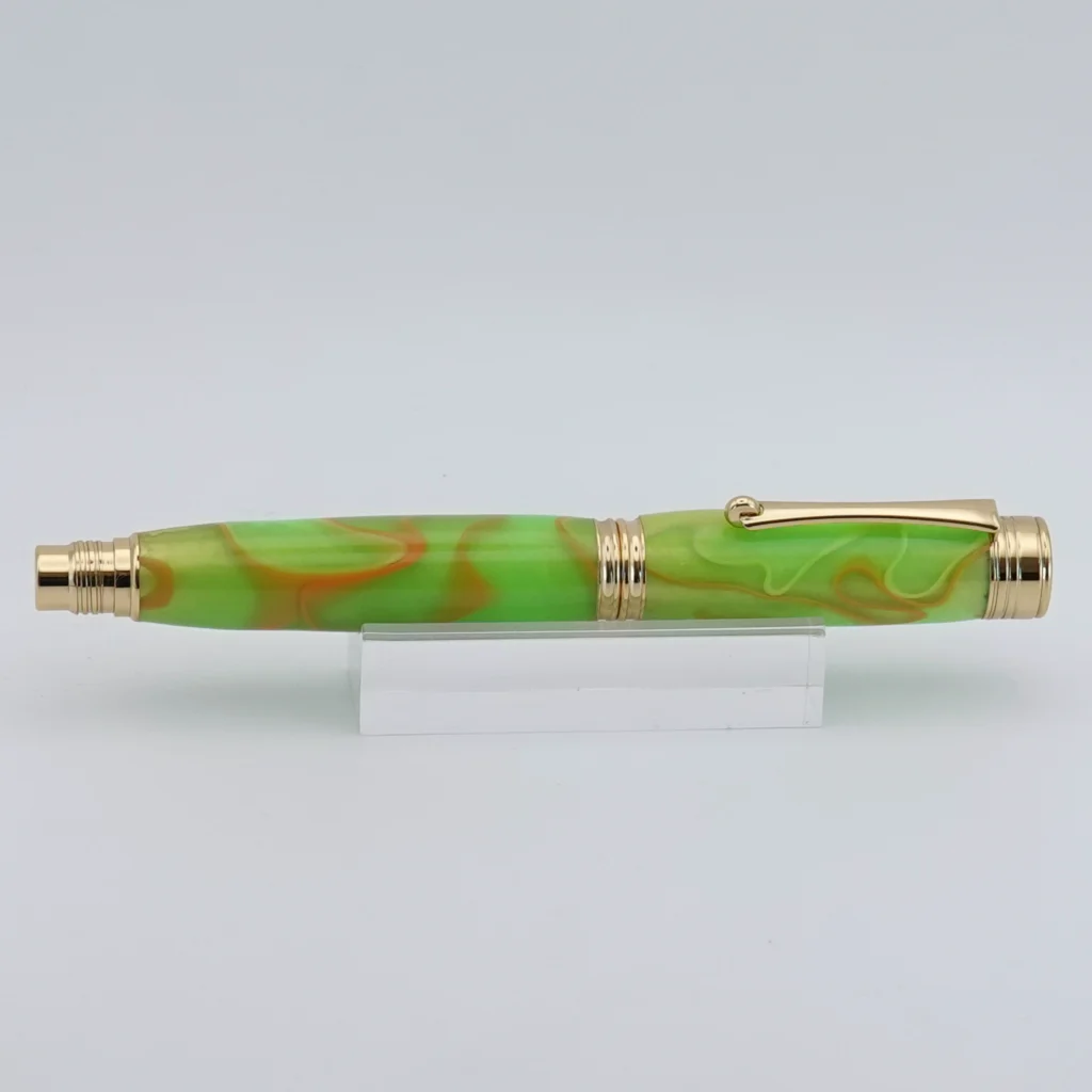 Multicoloured Fountain Pen with Gold Plated Fittings