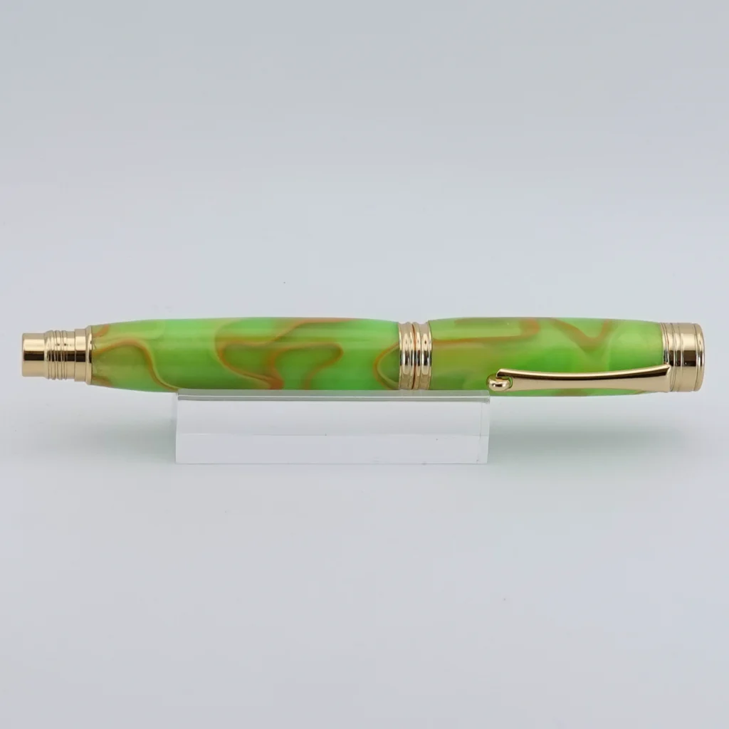 Green Multicoloured Fountain Pen