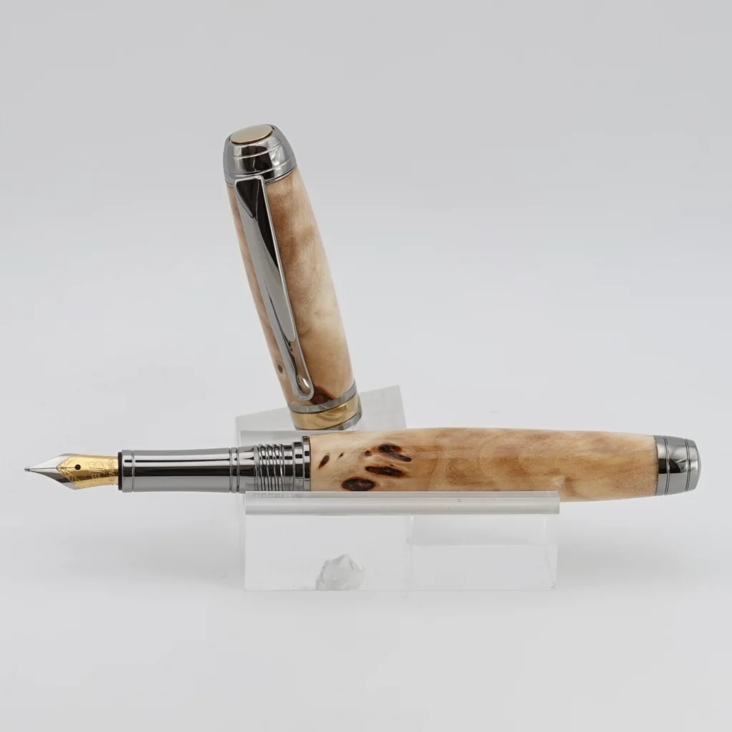 Burr Poplar Luxury Fountain Pen