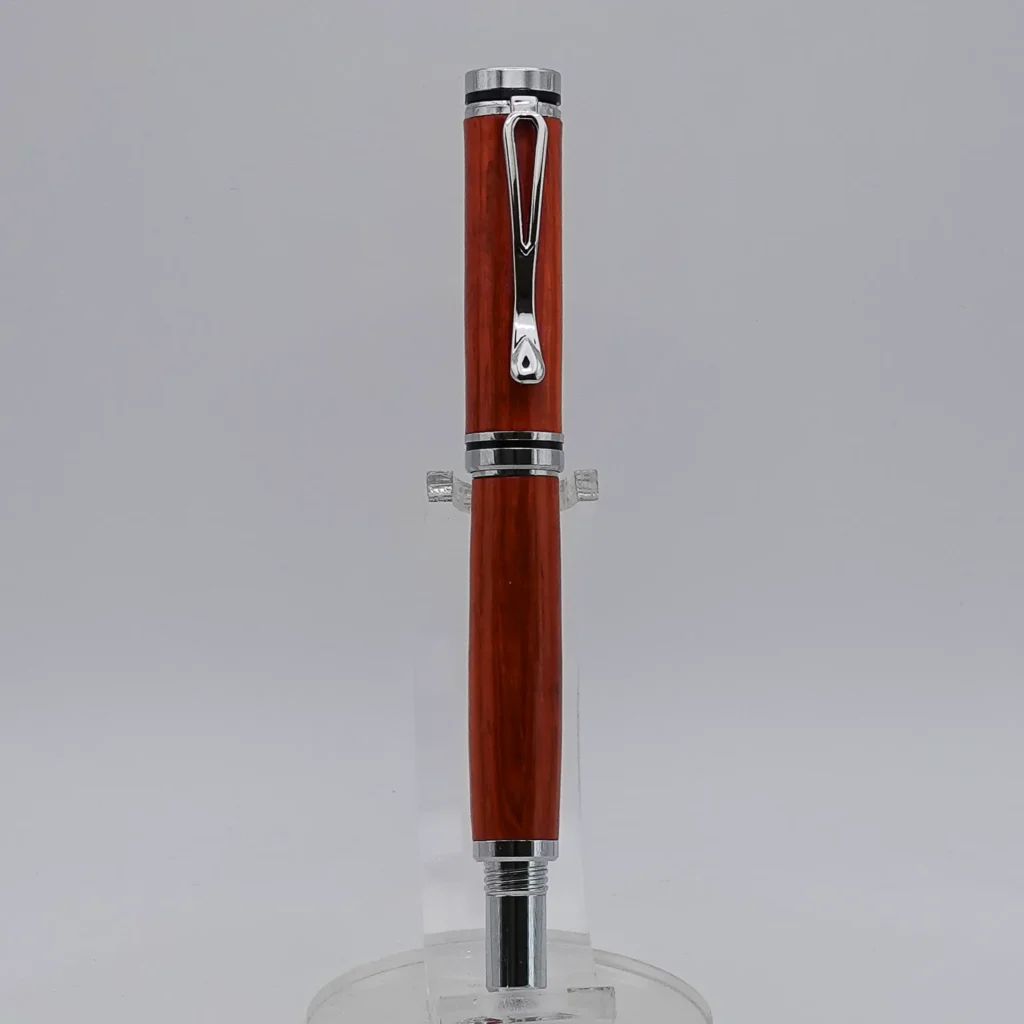 Padauk Fountain Pen with Chrome Plated Fittings (1290)