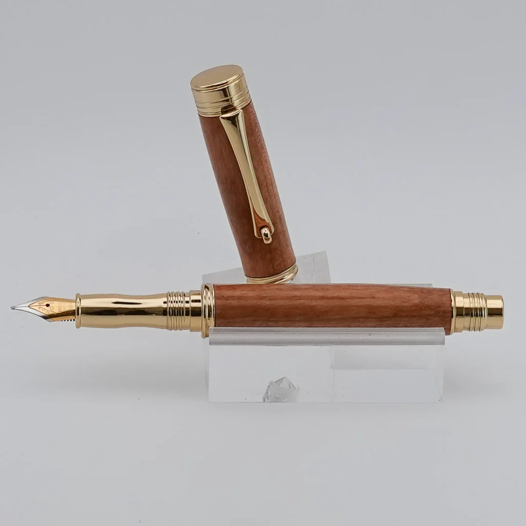 Black Cherry Fountain Pen with Gold Plated Fittings (1299)