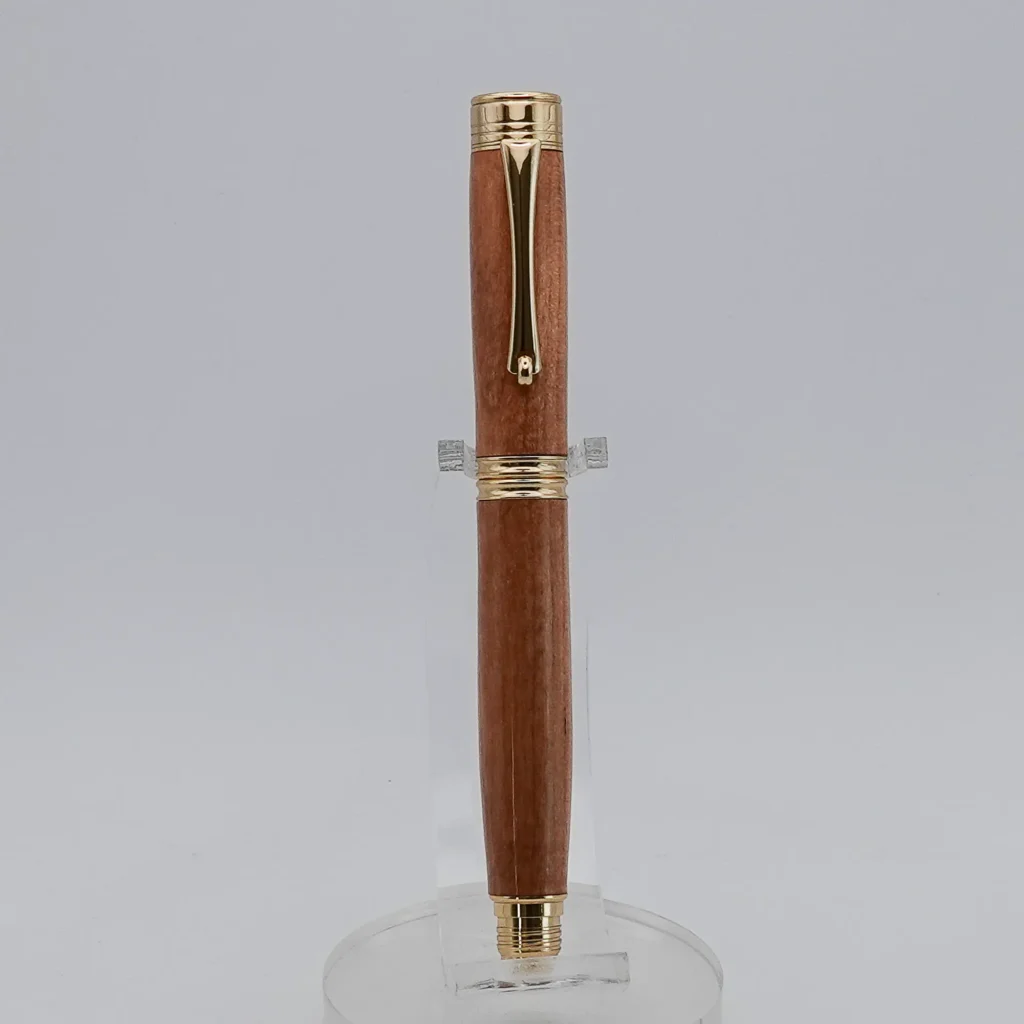Fountain Pen in Black Cherry with Gold Plated Fittings (1299)