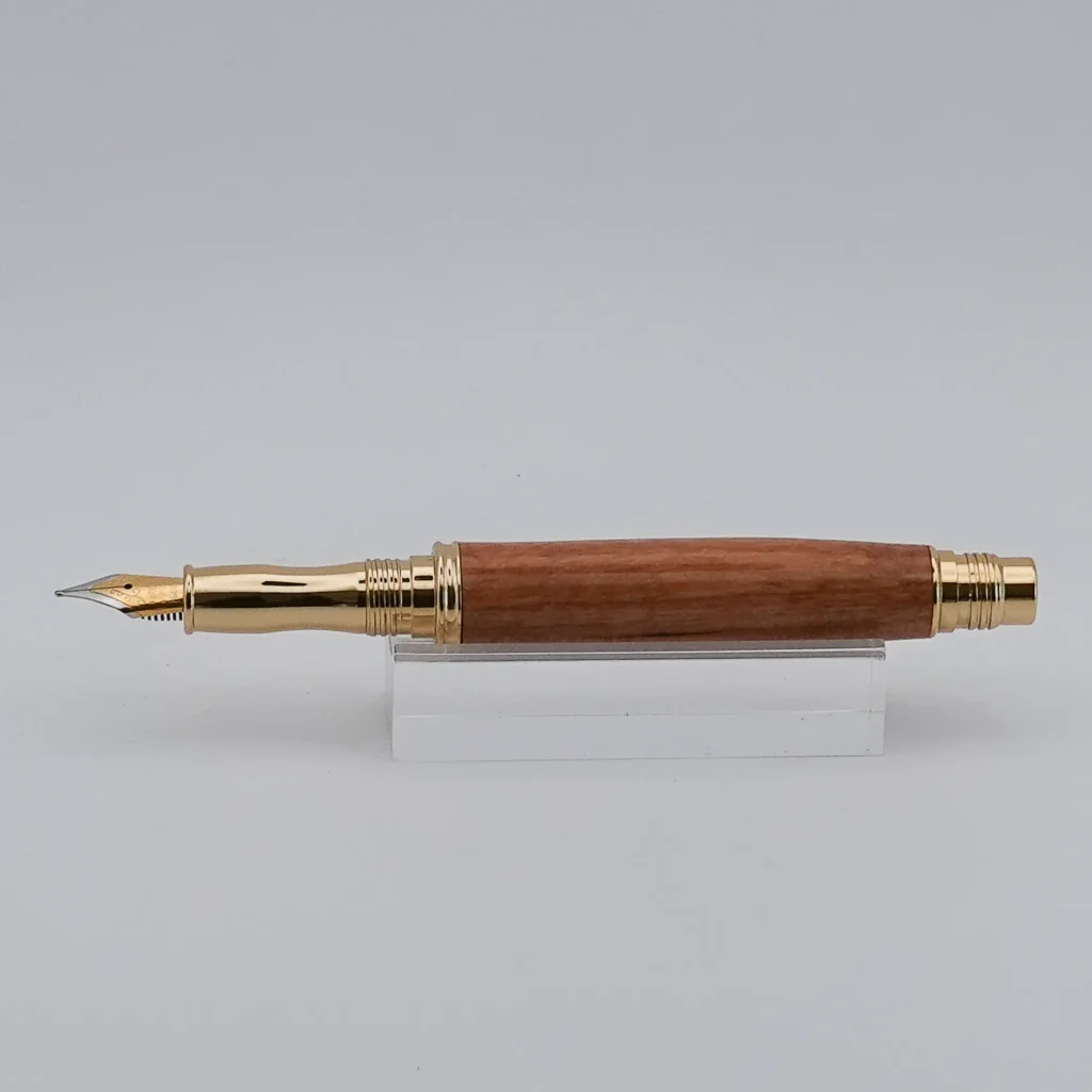 Fountain Pen in Black Cherry with Gold Plated Fittings (1299)