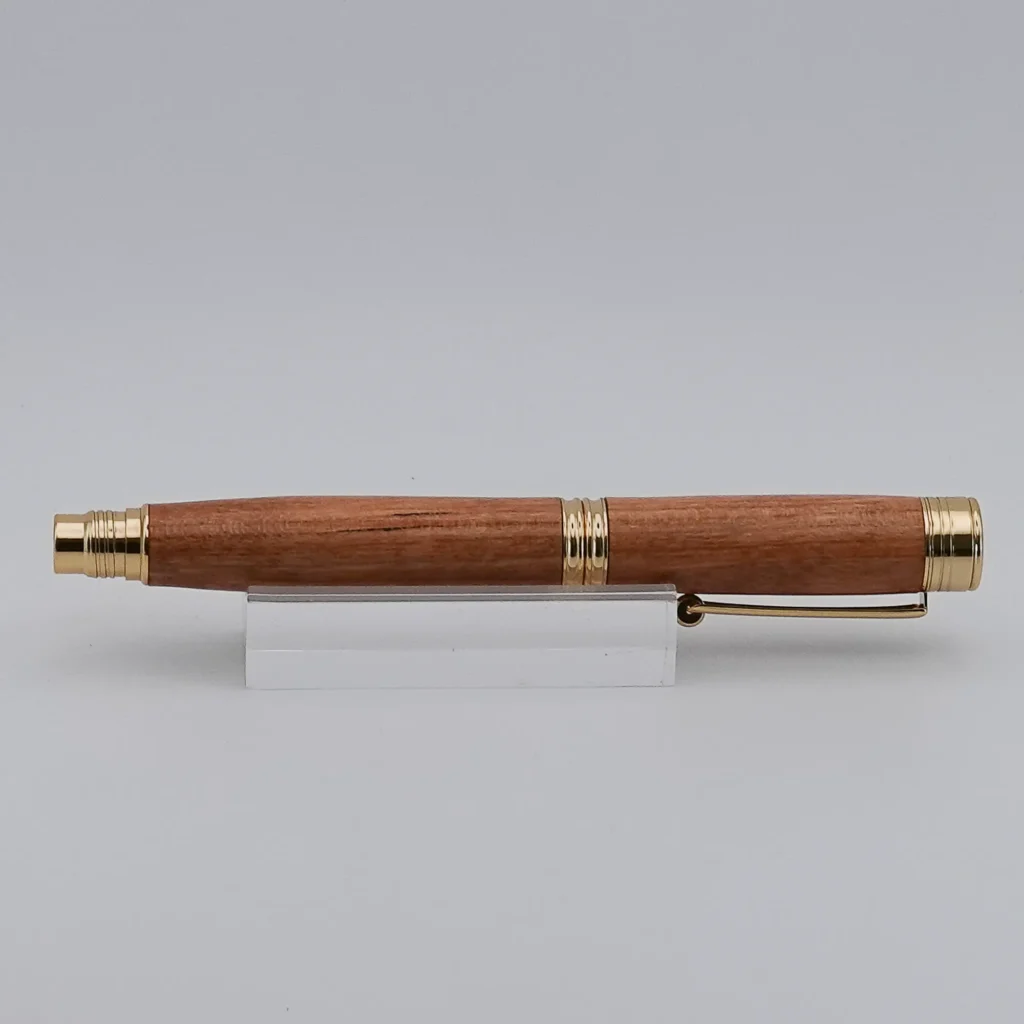 Fountain Pen in Black Cherry with Gold Plated Fittings (1299)