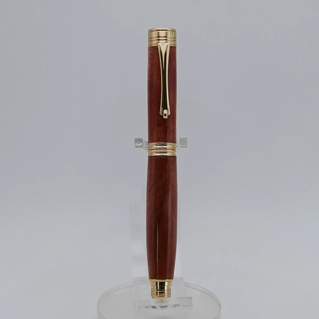 Cedar Fountain Pen with Gold Plated Fittings (1301)